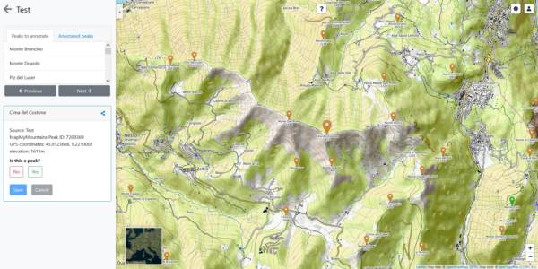 Annotation View - 2D map
